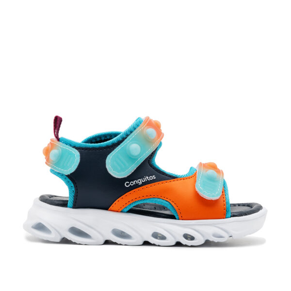 SANDALIA SPORT POP NAVY/ORANGE