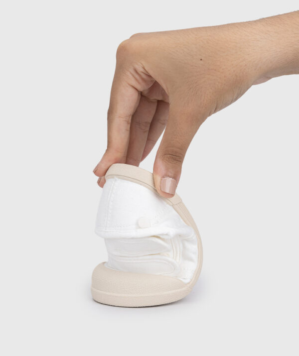 ZAPATILLA LONA VELCRO BLANCO IGOR - Imagen 3