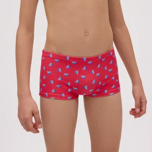 BAÑADOR BOXER PULPO ROJO