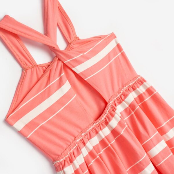 VESTIDO SALMON NEON - Imagen 3