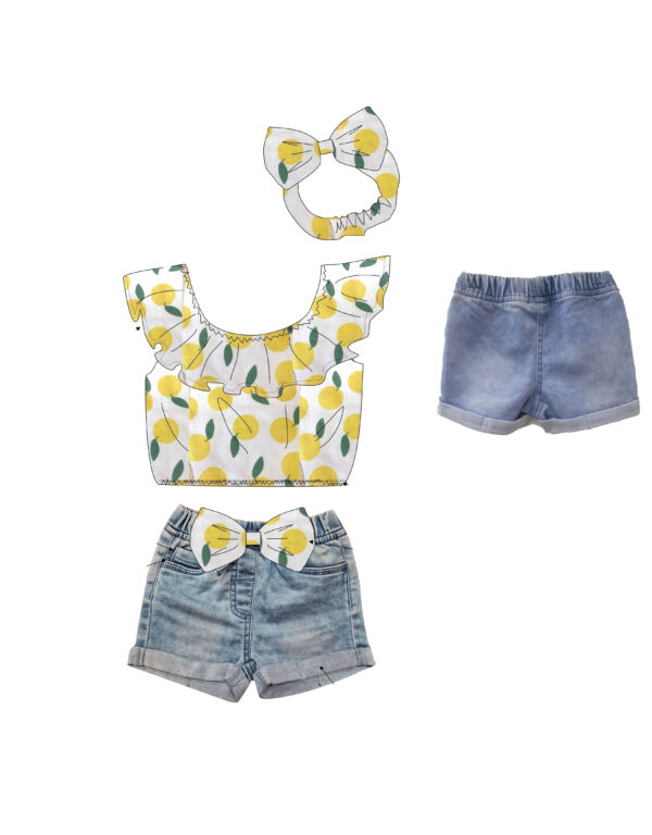 CONJUNTO SHORT LIMONES