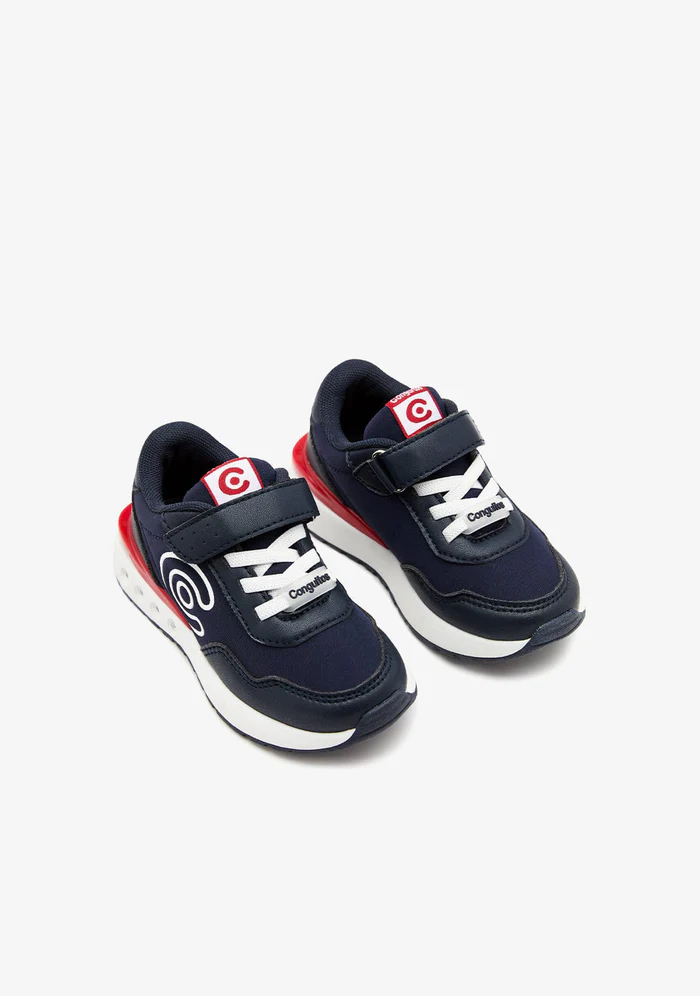 SNEAKERS LIGHT LOGO LUCES NAVY